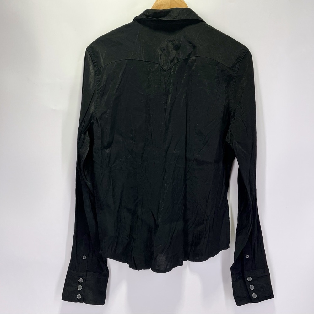 🛍️RL Denim & Supply Shiny Expedition Button Up Shirt Snap Front Long Sleeve - Picture 5 of 7